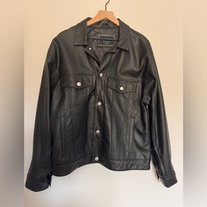Abercrombie & Fitch Vegan Leather Jacket
